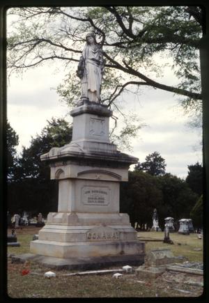 Primary view of object titled '[Jim Conaway's Grave in the Palestine City Cemetery Complex]'.