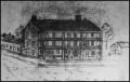 Photograph: [Photo of a drawing of the Hunter House Hotel]