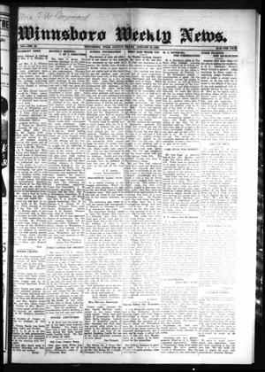 Winnsboro Weekly News (Winnsboro, Tex.), Vol. 14, No. 18, Ed. 1 Thursday, January 31, 1924