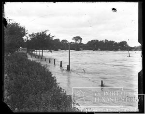 Primary view of object titled 'Bosque River Flood, RR Bridge #4'.