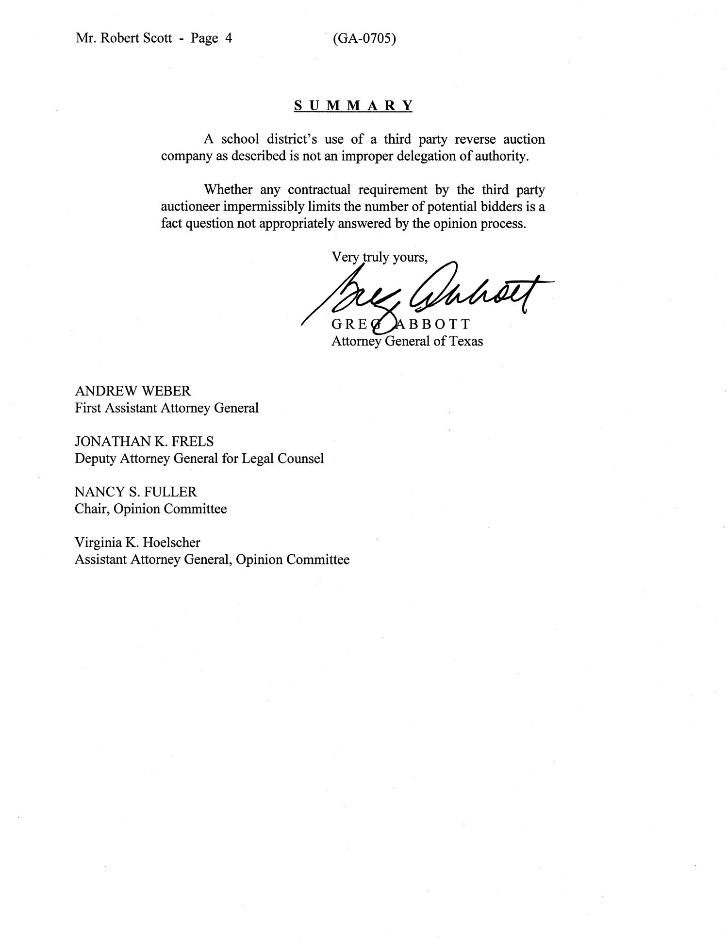 Texas Attorney General Opinion: GA-0705
                                                
                                                    [Sequence #]: 4 of 4
                                                