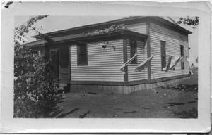 Primary view of object titled '[House With Storm Debris, 1918]'.