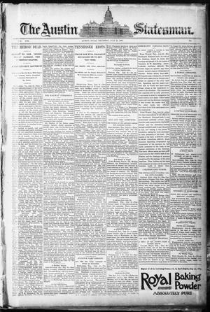 Primary view of object titled 'The Austin Statesman. (Austin, Tex.), Vol. 19, Ed. 1 Thursday, July 23, 1891'.