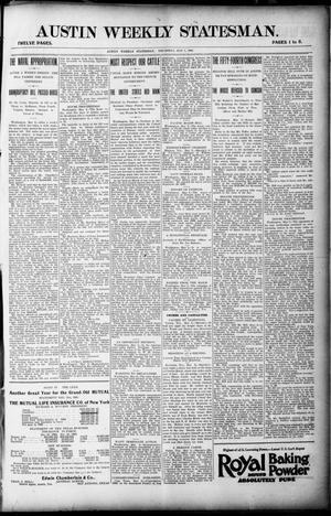 Primary view of object titled 'Austin Weekly Statesman. (Austin, Tex.), Ed. 1 Thursday, May 7, 1896'.