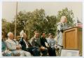 Primary view of [Speaker at the Walter Hall Park Dedication]