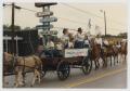 Photograph: [Horse-Drawn Wagon in a Parade]