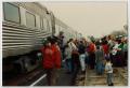 Photograph: [Crowd Beside the Texas Limited Train]