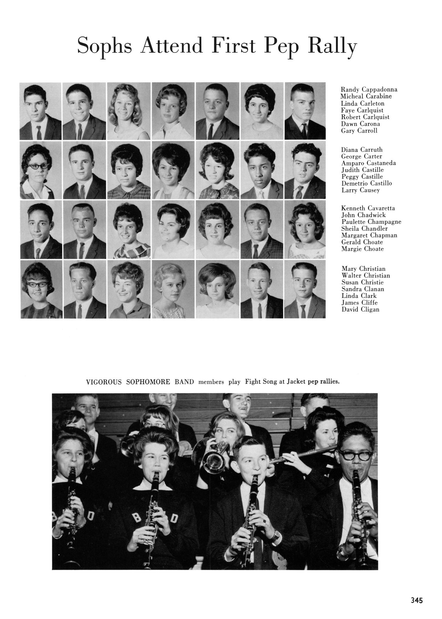 The Yellow Jacket, Yearbook of Thomas Jefferson High School, 1964
                                                
                                                    345
                                                