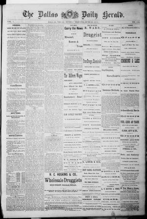 Primary view of object titled 'The Dallas Daily Herald. (Dallas, Tex.), Vol. 1, No. 120, Ed. 1 Sunday, June 29, 1873'.