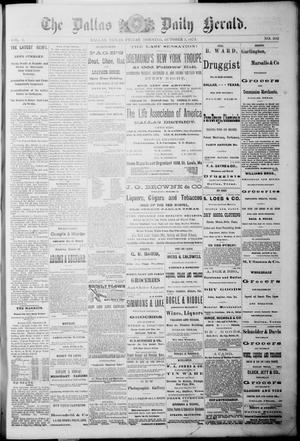 Primary view of object titled 'The Dallas Daily Herald. (Dallas, Tex.), Vol. 1, No. 202, Ed. 1 Friday, October 3, 1873'.