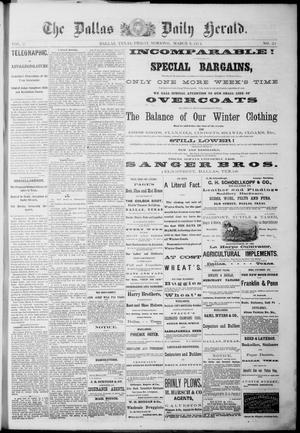 Primary view of object titled 'The Dallas Daily Herald. (Dallas, Tex.), Vol. 2, No. 21, Ed. 1 Friday, March 6, 1874'.