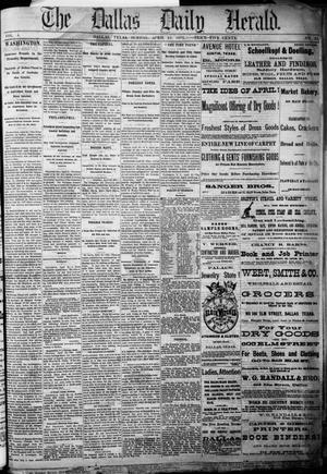Primary view of object titled 'The Dallas Daily Herald. (Dallas, Tex.), Vol. 4, No. 62, Ed. 1 Sunday, April 23, 1876'.