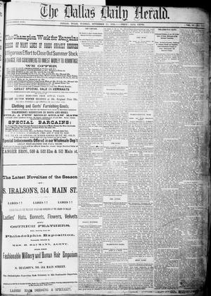 Primary view of object titled 'The Dallas Daily Herald. (Dallas, Tex.), Vol. 4, No. 185, Ed. 1 Tuesday, September 12, 1876'.