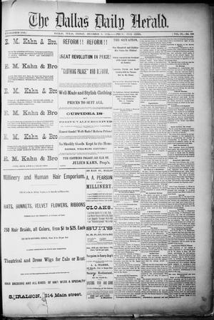 Primary view of object titled 'The Dallas Daily Herald. (Dallas, Tex.), Vol. 4, No. 239, Ed. 1 Friday, December 8, 1876'.