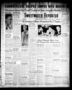 Primary view of object titled 'Sweetwater Reporter (Sweetwater, Tex.), Vol. 41, No. 228, Ed. 1 Wednesday, January 11, 1939'.