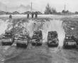 Primary view of Amphibious Vehicles During Maneuvers on Oahu in World War II