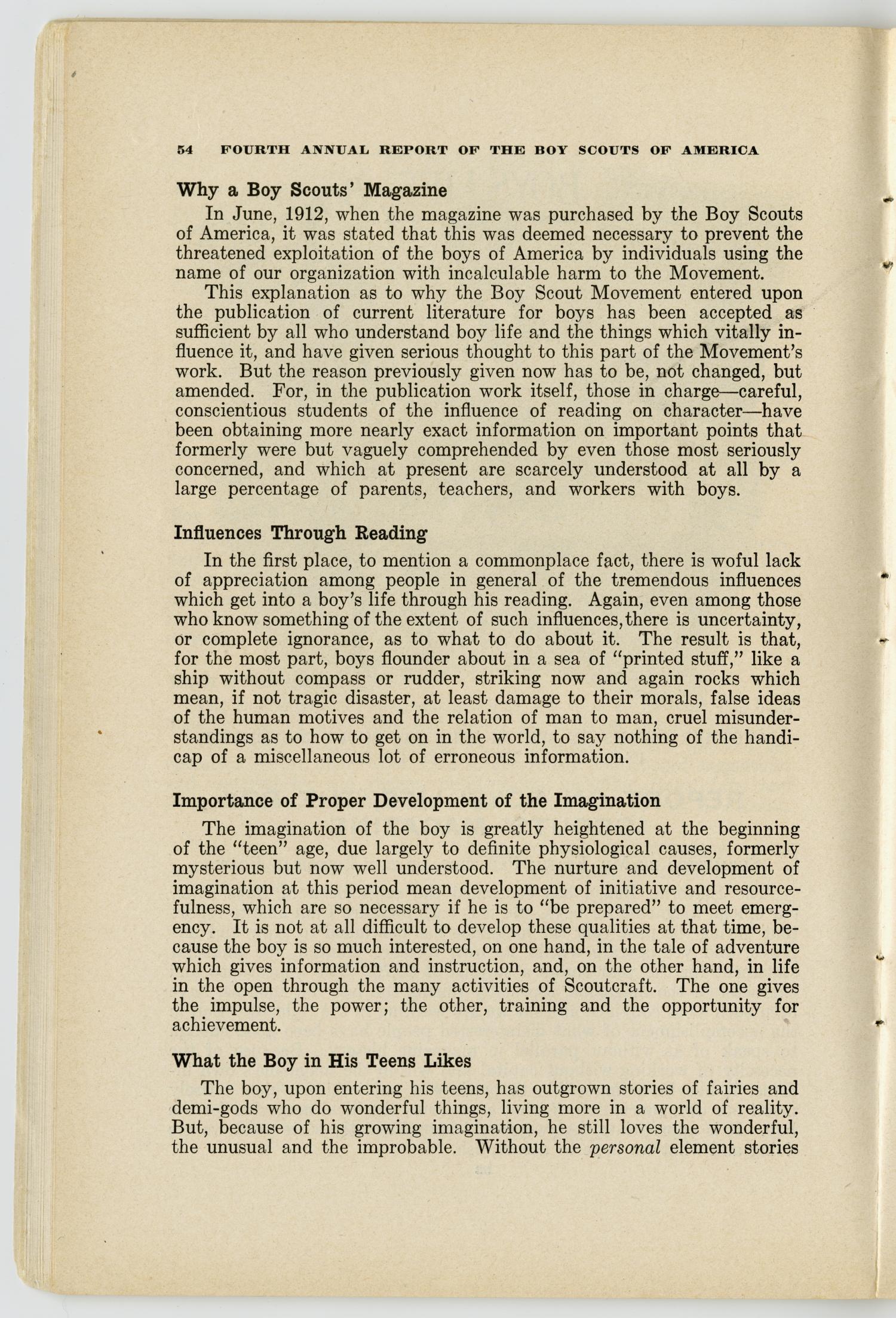 Scouting, Volume 1, Number 23, April 15, 1914
                                                
                                                    54
                                                