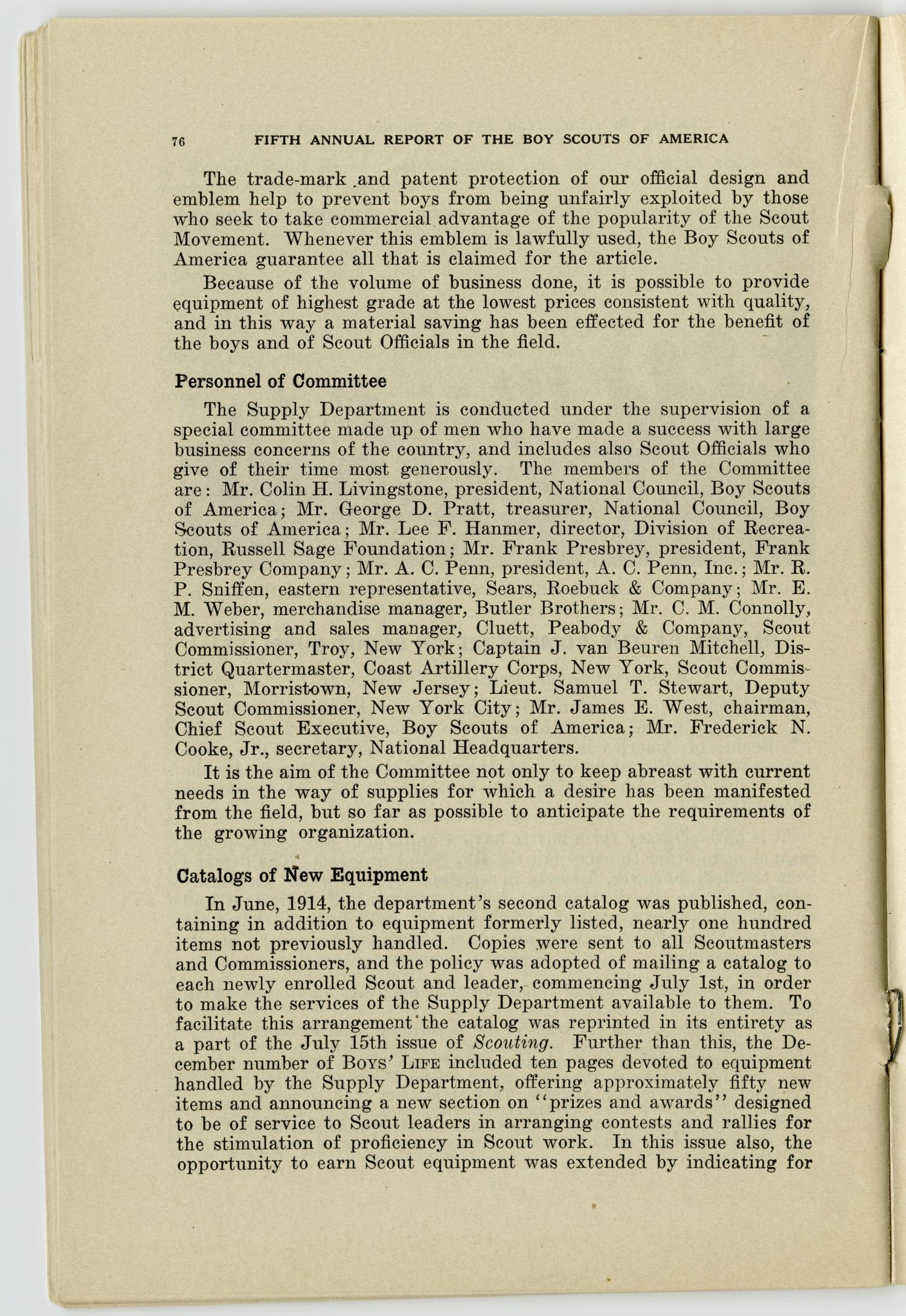 Scouting, Volume 2, Number 23, April 1, 1915
                                                
                                                    76
                                                