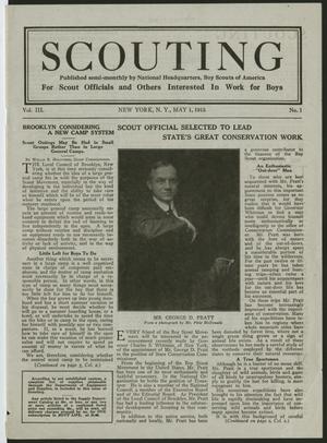 Primary view of object titled 'Scouting, Volume 3, Number 1, May 1, 1915'.