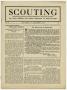 Primary view of Scouting, Volume 3, Number 9, September 1, 1915
