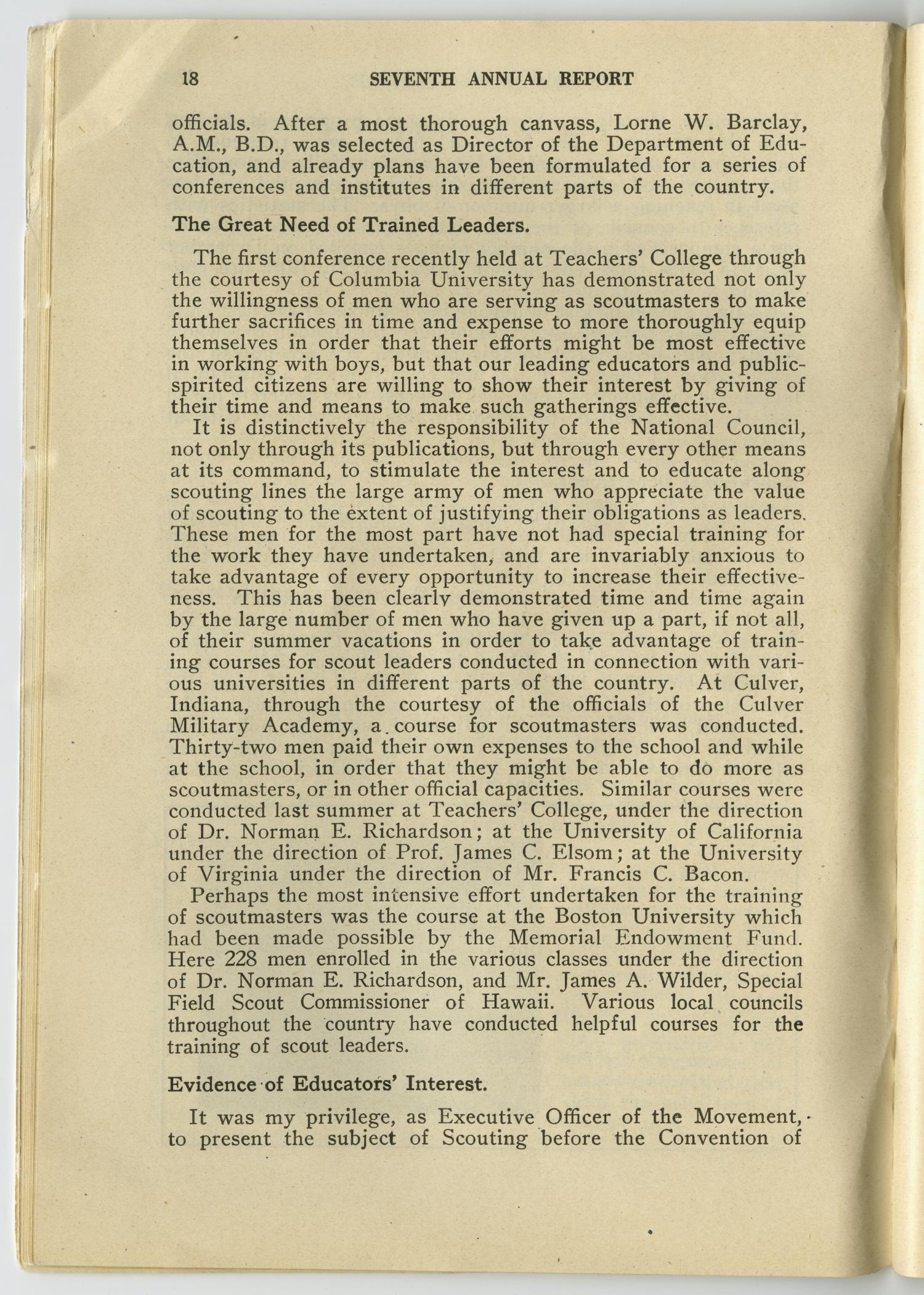 Scouting, Volume 4, Number 22, April 1, 1917
                                                
                                                    18
                                                