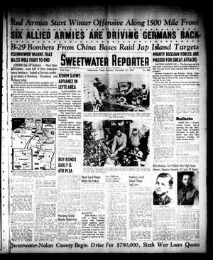 Primary view of object titled 'Sweetwater Reporter (Sweetwater, Tex.), Vol. 47, No. 269, Ed. 1 Tuesday, November 21, 1944'.