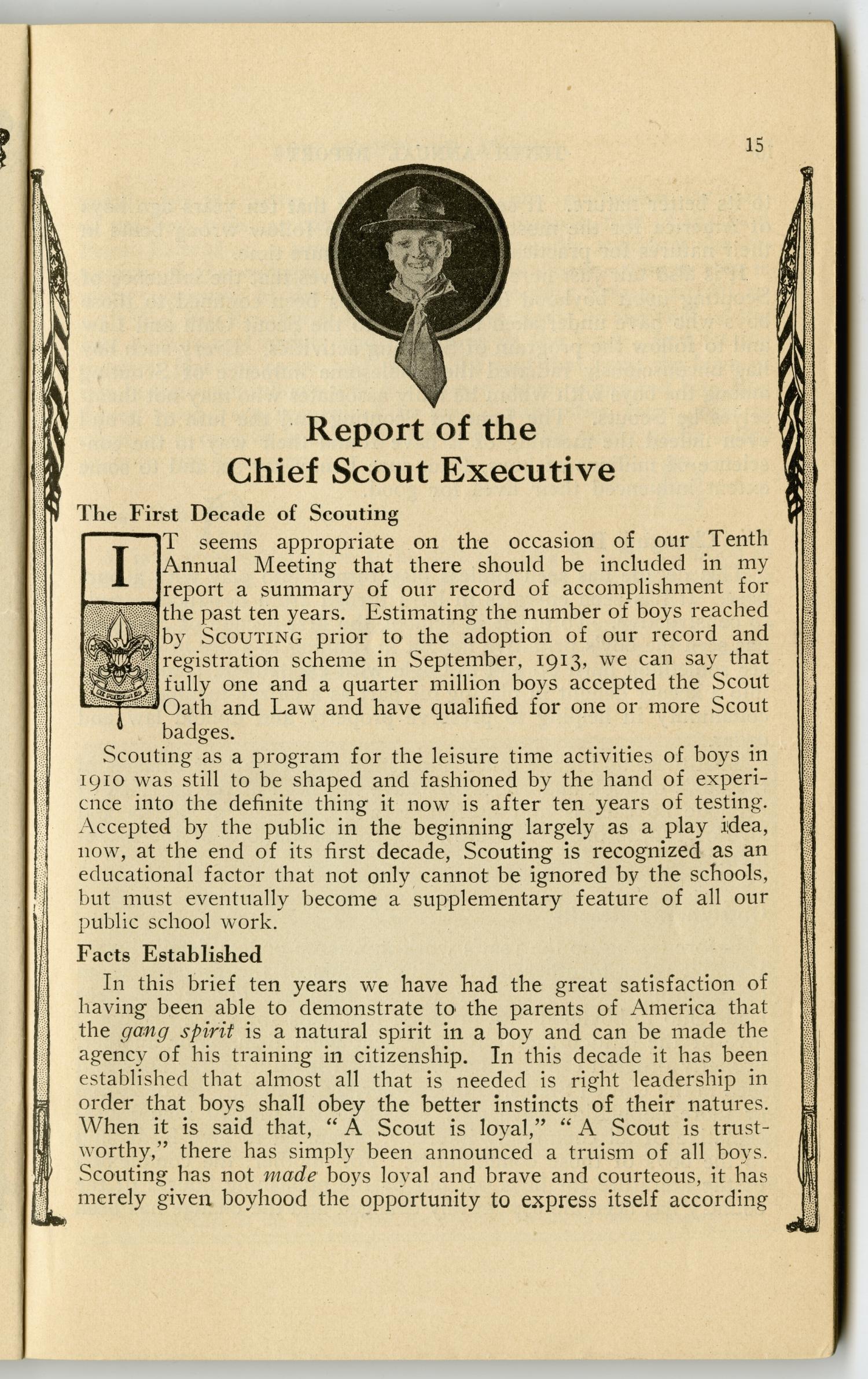 Scouting, Volume 8, Number 8, April 8, 1920
                                                
                                                    15
                                                