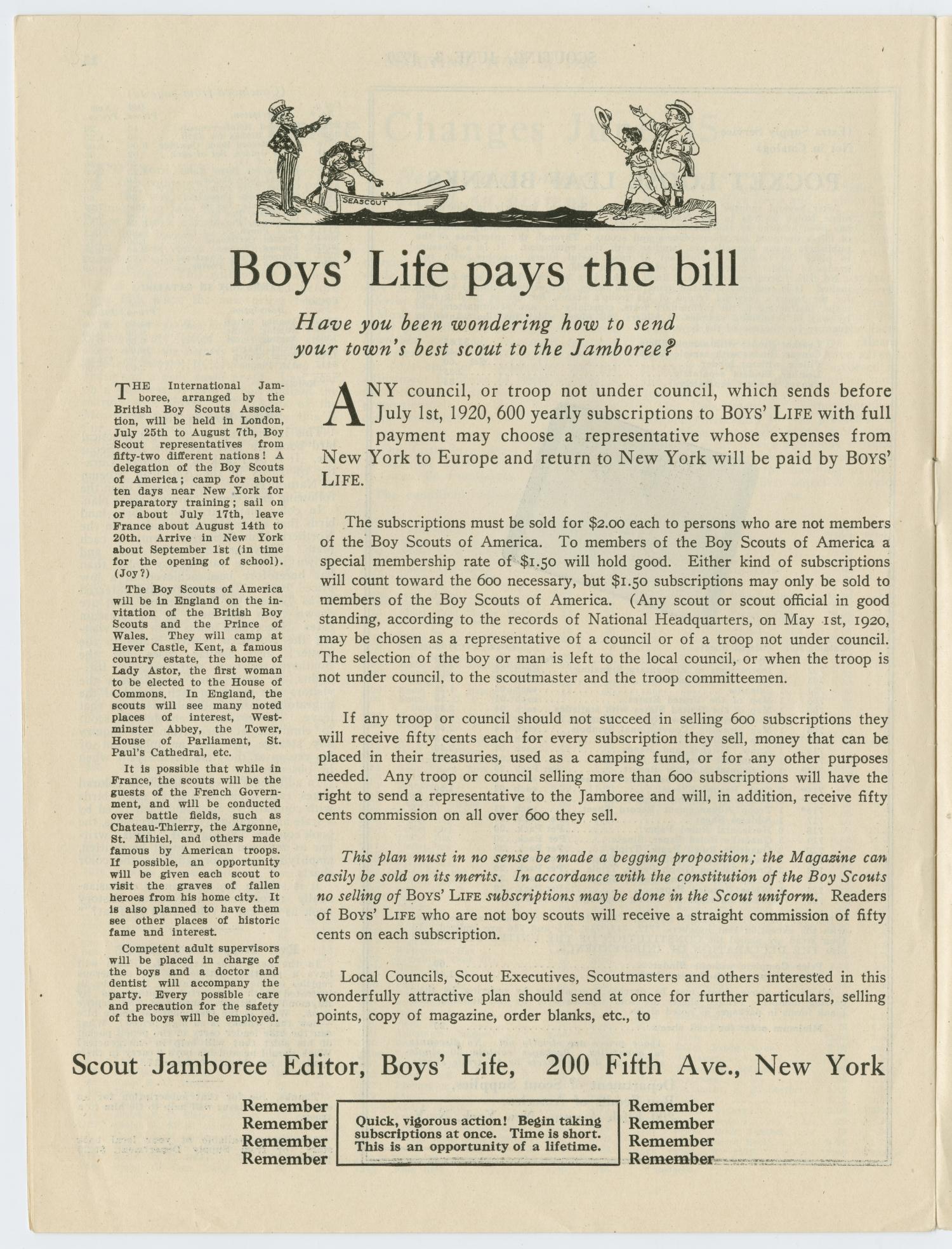 Scouting, Volume 8, Number 11, June 3, 1920
                                                
                                                    14
                                                