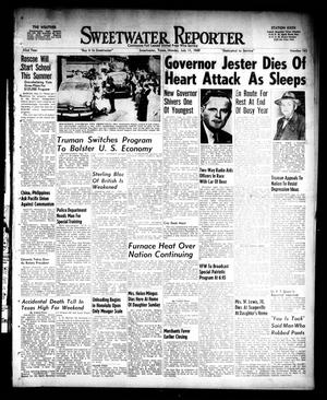 Primary view of object titled 'Sweetwater Reporter (Sweetwater, Tex.), Vol. 52, No. 163, Ed. 1 Monday, July 11, 1949'.
