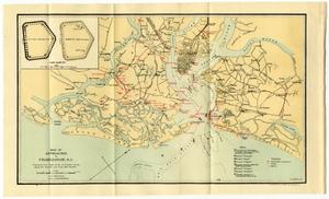 Primary view of object titled 'Map of Approaches to Charleston, South Carolina'.