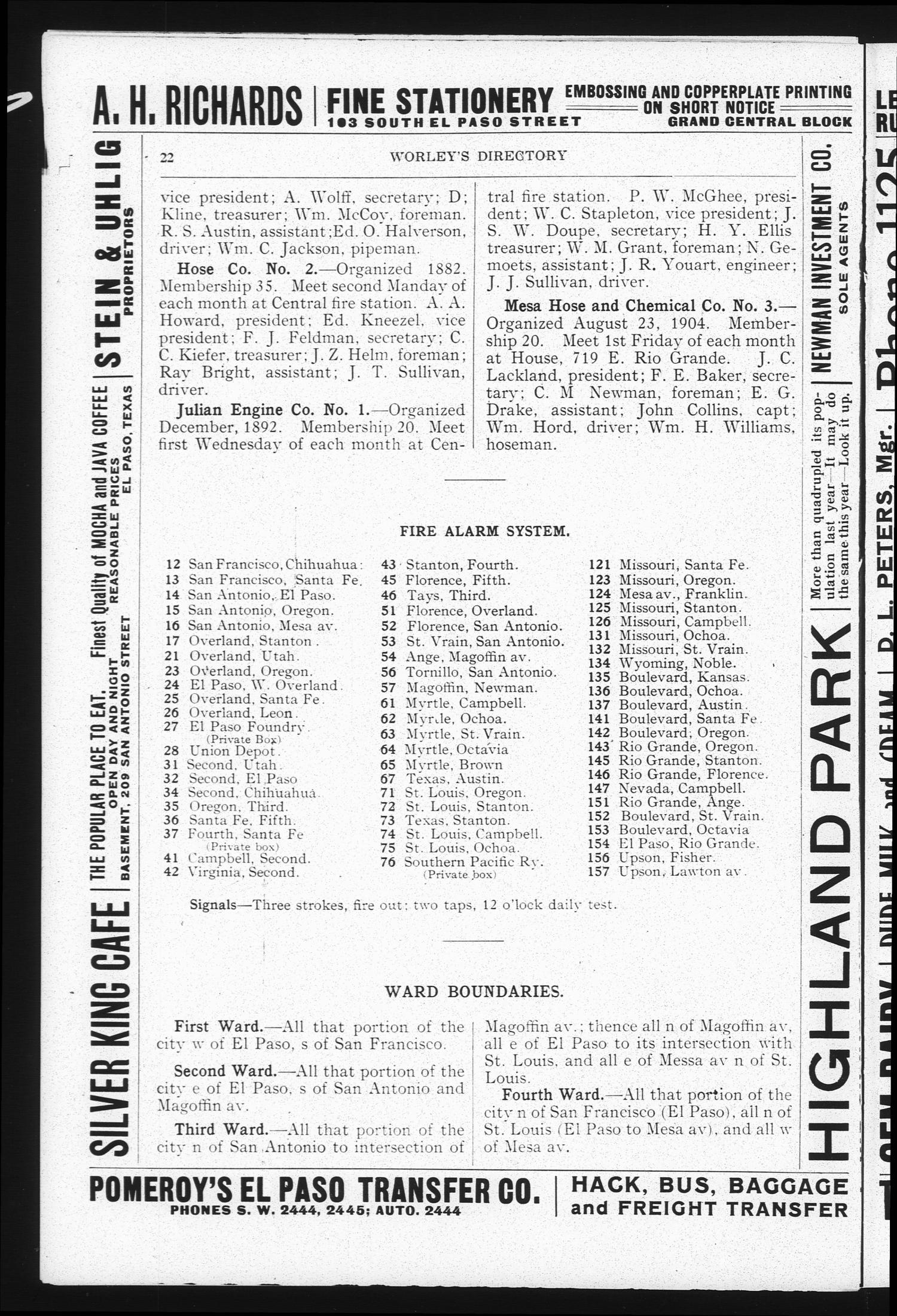 El Paso Directory for 1907
                                                
                                                    22
                                                