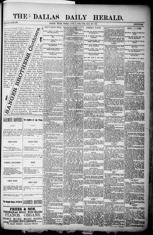 Primary view of object titled 'The Dallas Daily Herald. (Dallas, Tex.), Vol. 30, No. 196, Ed. 1 Friday, June 8, 1883'.