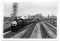 Photograph: [Southern Pacific locomotive arriving in Dallas]