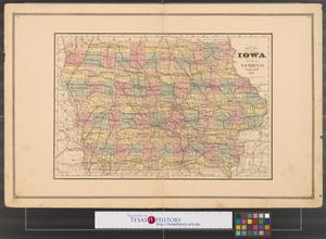 Primary view of object titled 'Map of Iowa.'.