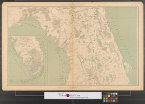 Primary view of object titled 'General topographical map Sheet XI: [Florida].'.