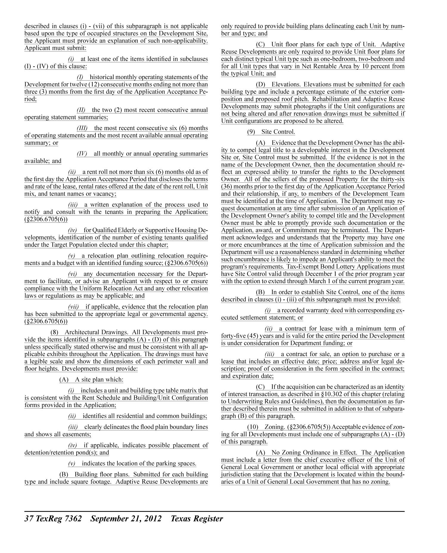Texas Register, Volume 37, Number 38, Pages 7327-7532, September 21, 2012
                                                
                                                    7362
                                                