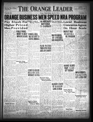 Primary view of object titled 'The Orange Leader (Orange, Tex.), Vol. 20, No. 178, Ed. 1 Sunday, July 30, 1933'.