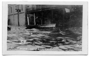 Primary view of object titled '[Peoples Street when flooded]'.