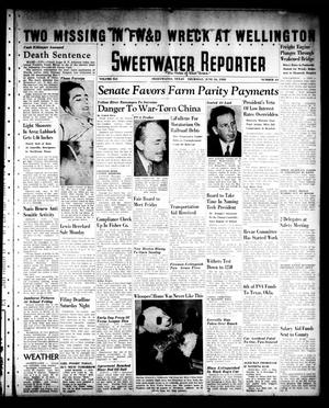 Primary view of object titled 'Sweetwater Reporter (Sweetwater, Tex.), Vol. 41, No. 64, Ed. 1 Thursday, June 16, 1938'.