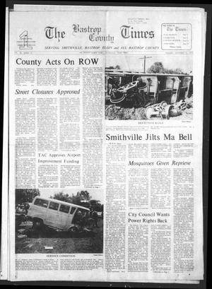 Primary view of object titled 'The Bastrop County Times (Smithville, Tex.), Vol. 84, No. 37, Ed. 1 Thursday, September 11, 1975'.