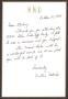 Letter: [Letter from Lillie DeAnda to Sterling Houston - October 10, 1995]