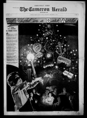 Primary view of object titled 'The Cameron Herald. (Cameron, Tex.), Vol. 81, No. 36, Ed. 1 Thursday, December 18, 1941'.