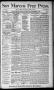 Thumbnail image of item number 1 in: 'San Marcos Free Press. (San Marcos, Tex.), Vol. 8, No. 1, Ed. 1 Saturday, November 9, 1878'.