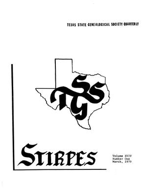 Primary view of object titled 'Stirpes, Volume 19, Number 1, March 1979'.