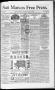 Primary view of San Marcos Free Press. (San Marcos, Tex.), Vol. 12, No. 14, Ed. 1 Thursday, March 8, 1883