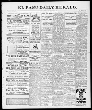 Primary view of object titled 'El Paso Daily Herald. (El Paso, Tex.), Vol. 17, No. 78, Ed. 1 Friday, April 2, 1897'.