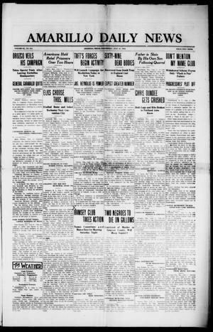 Primary view of object titled 'Amarillo Daily News (Amarillo, Tex.), Vol. 3, No. 214, Ed. 1 Wednesday, July 10, 1912'.