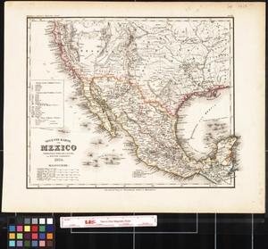 Primary view of object titled 'Neueste Karte von Mexico'.