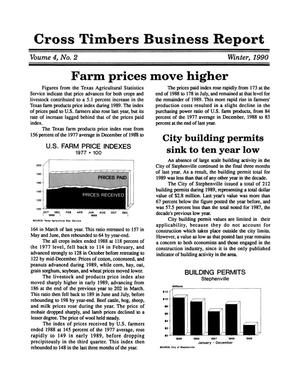 Primary view of object titled 'Cross Timbers Business Report, Volume 4, Number 2, Winter 1990'.