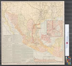 Primary view of object titled 'Map of the Mexican National R.R.'.